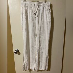 G by Guess Cream Drawstring Pants